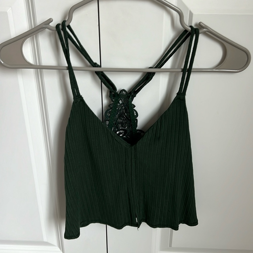 Forest Green Aerie Longline Bralette